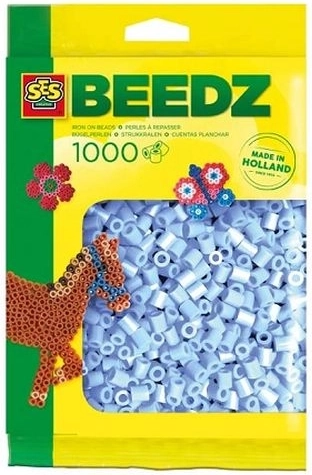 SES Creative Iron-on Beads – Light Blue, 1000 pcs