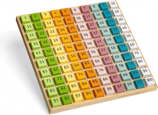 Bigjigs Toys puidust numbrialus 1–100 FSC