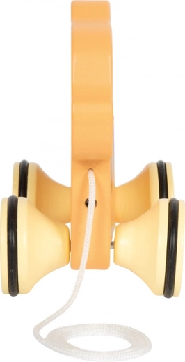 Quiet rubberized wheels for smooth rolling