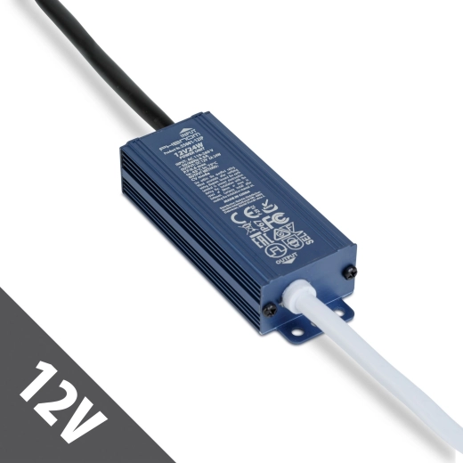 Stabiliseeritud võrgutoiteallikas 12 V DC 24 W 2 A IP67
