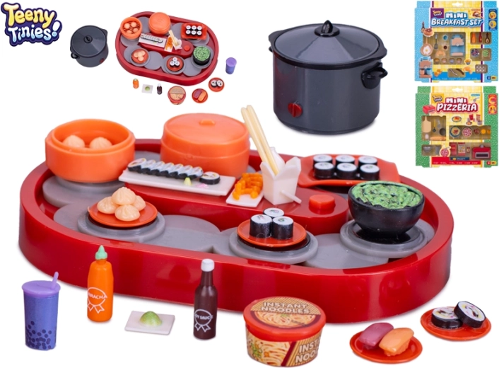Teeny Tinies mini restaurant accessories set for dolls
