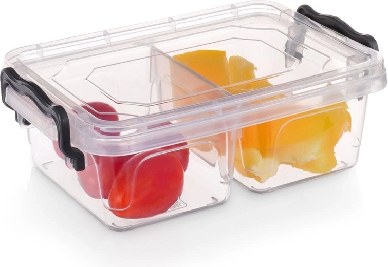 Divided food box with lid 500 ml