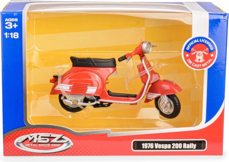 Vespa 200 Rally Scooter Model 1:18 Red (1976)