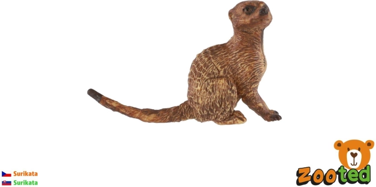 Light Brown Meerkat Figurine 6 cm