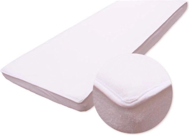 Waterproof terry fitted sheet for crib 120 × 60 New Baby