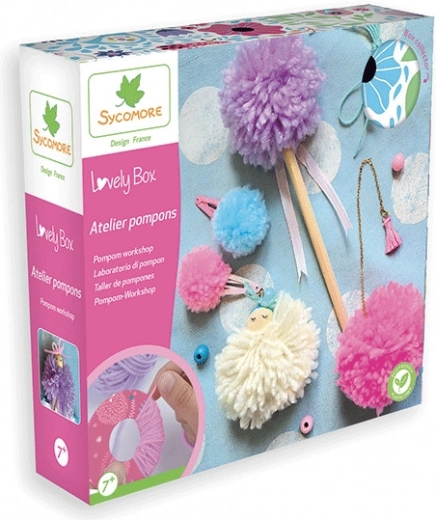 Lovely Box - Creative Set for Making Pom-Poms and Accessories