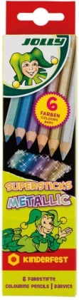 Värvipliiatsid Supersticks Metallic