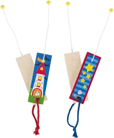 Magic trick disappearing string wooden toy