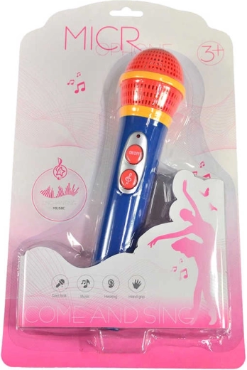 Tüdrukute laste mikrofon helidega 23 cm - 1 tk