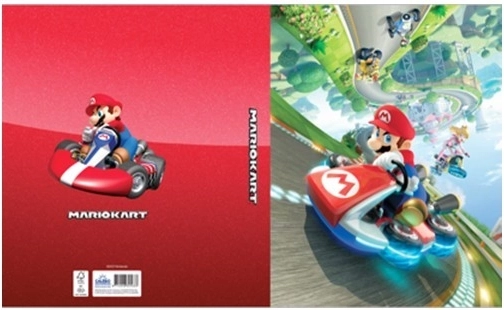 Super Mario motiiviga A4 dokumendikaust