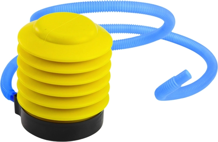 Easy inflation with foot pump