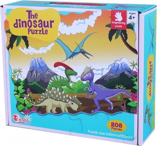 Pusle Dinosaurus 208 tk 90x64 cm