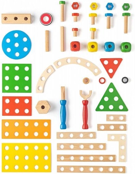 340 high-quality wooden pieces
