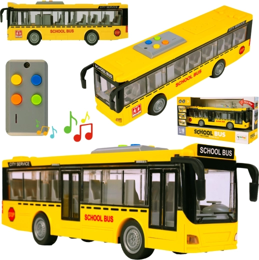 Inertsiga buss 1:16 valguse ja heliga