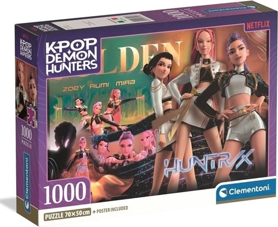 Clementoni pusle K‑Pop Demon Hunters 1000 tükki
