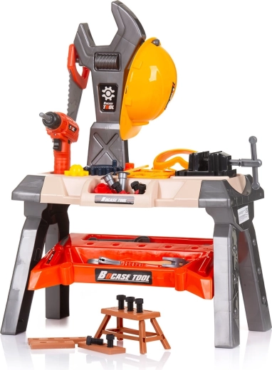 Chipolino workbench for kids 63 pcs