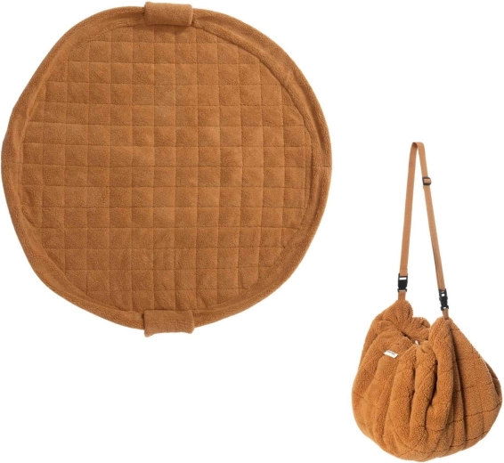 Play&Go Noomad soft teddy mängutekk ja mänguasjakott brown