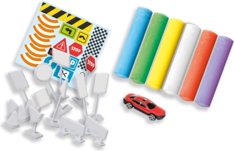 Traffic signage for realistic play