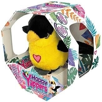 Happy Yappers interaktiivne plüüsist oriole USB-laadimisega
