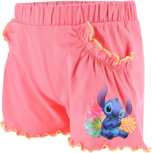 Children's pink Lilo & Stitch shorts