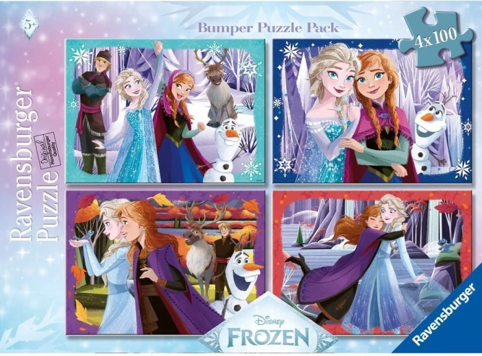 Ravensburger Disney Frozen puzzle 4x100 pieces