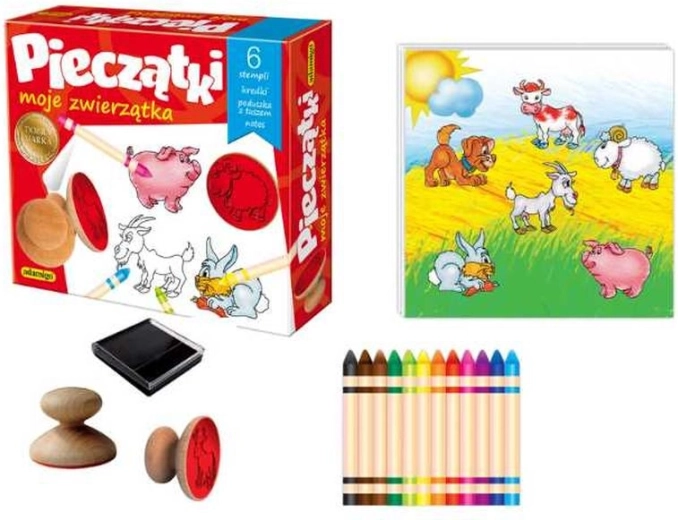 Loomade puidust templid – loovkomplekt 6 tk