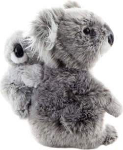 Plush koala with a baby 25 cm