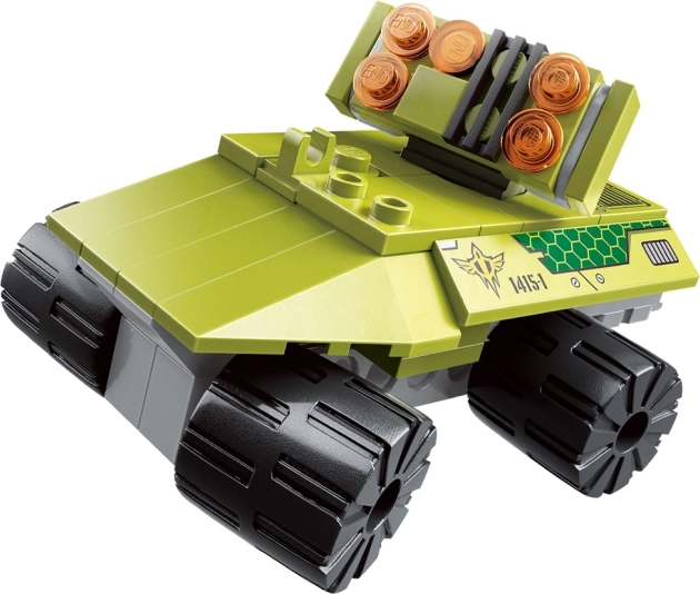 QMAN Thunder Expedition radar car Sky-eye – mini building set 81 pieces