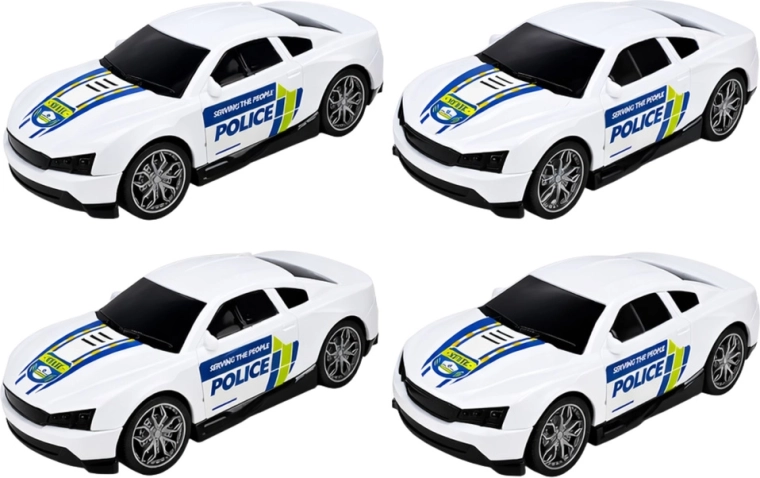 Politseiautod pakendis
