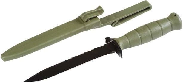 Taktikaline nuga GLOCK FM81 Battle Field Green sakilise teraga