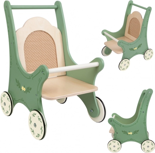 Puidust vintage nuku vanker