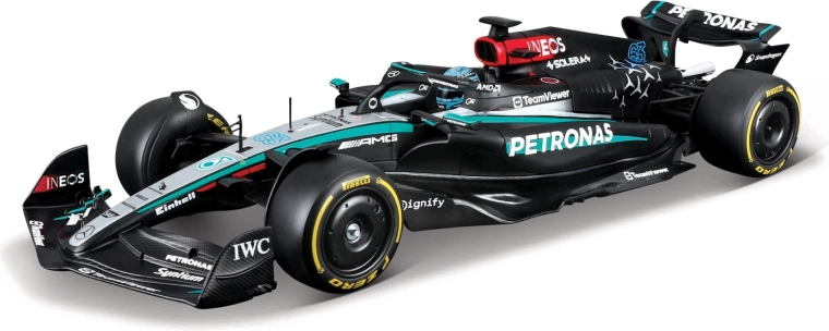 Bburago F1 võidusõidumudeli ehituskomplekt Mercedes‑AMG Petronas W15 2024 George Russell 1:24