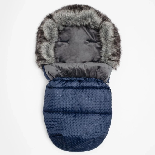New Baby Lux talvine fliisiga soojakott, sinine