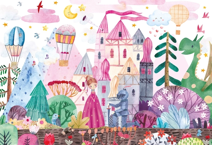 Castle Sticker Puzzle 250 Pieces
