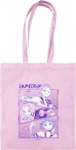 Puuvillane kott K-POP Demon Hunters – roosa