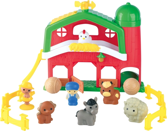 Playgo loomafarm – küün siloga ja figuuridega