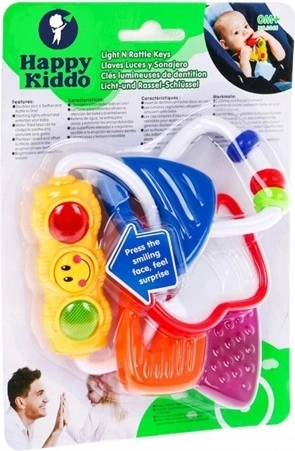 Hola SmilyPlay Rattle Keys with Teether and Lights