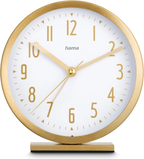 Skye alarm clock 11.3 cm gold