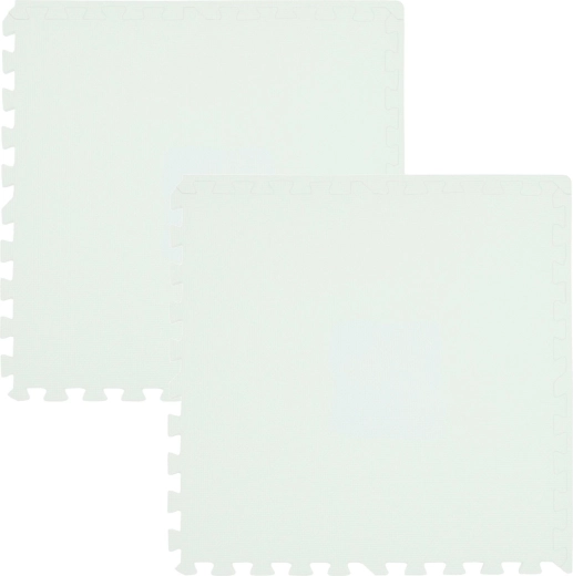 HUMBI foam floor play mat 120 × 60, waterproof large foam puzzle, white