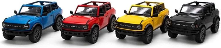Metallist mudel Ford Bronco 2022 tagasitõmmatava vedrumehhanismiga