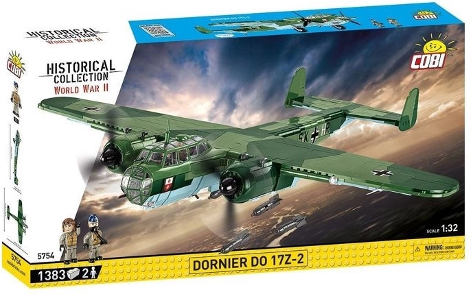 Dornier Do 17Z-2 lennukimudel 1:32 (1383 osa)