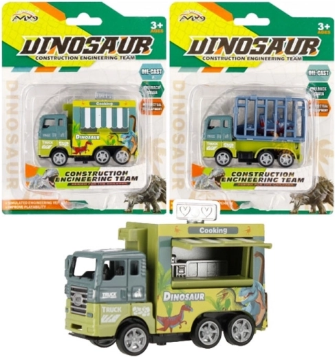 pull-back dinosaur transport cars