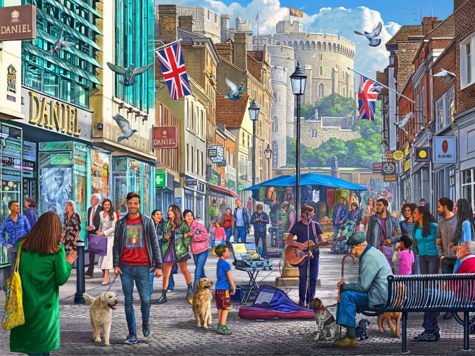 Puzzle Windsor Castle Tour 1000 pieces GIBSONS