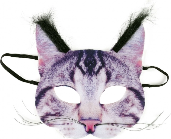 Children’s fabric lynx mask - 1 piece