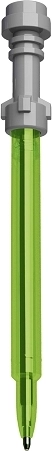 LEGO Star Wars gel pen lightsaber light green