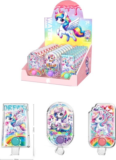 Water Pocket Game Unicorn – various designs