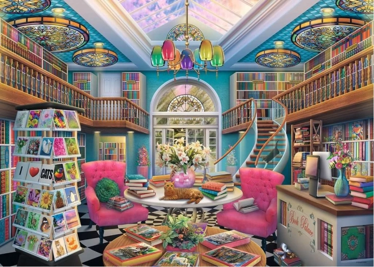 Puzzle 1000 tükki Raamatute palee RAVENSBURGER