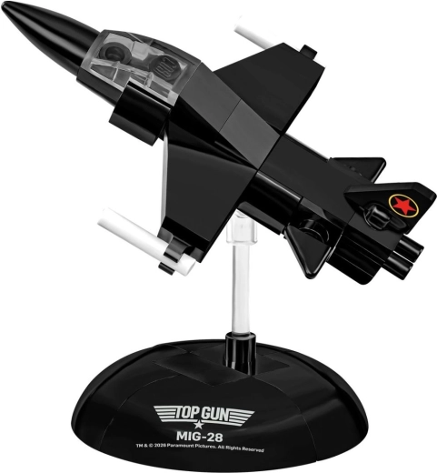 Stand with print and an “in-flight” effect