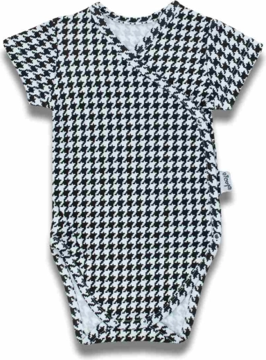 Cotton baby bodysuit with short sleeves Nicol Viki