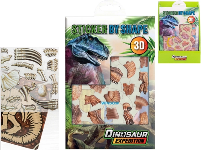3D dinosaur stickers – realistic stickers for kids